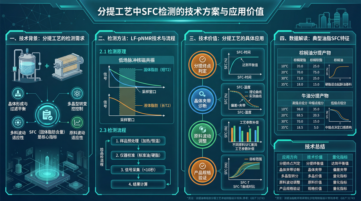 油脂分提工藝中SFC檢測的技術方案與應用價值